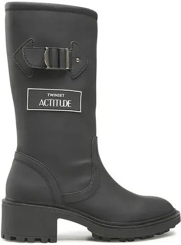 Čižmy TWINSET - Biker 222ACP282 Nero 00006