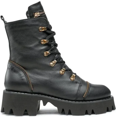 Členková obuv Simen - 5576A Čierna