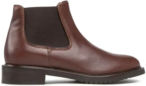 Členková obuv s elastickým prvkom Solo Femme - 44801-01-N49/000-52-00 Brąz