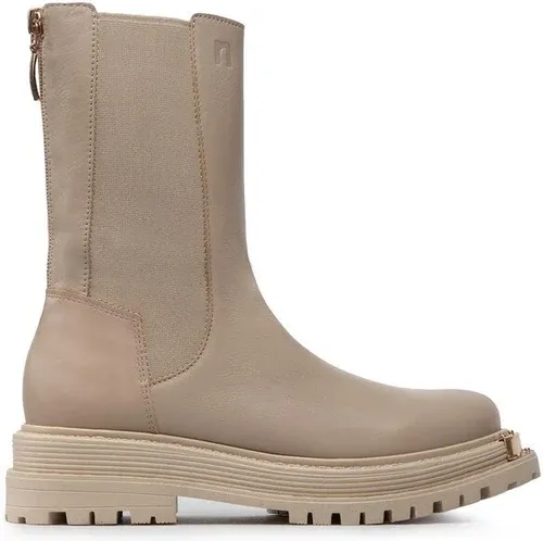 Členková obuv s elastickým prvkom Nessi - 22355 Beż 122