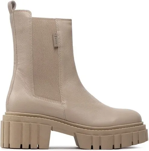 Členková obuv s elastickým prvkom Nessi - 21118 Beż 414