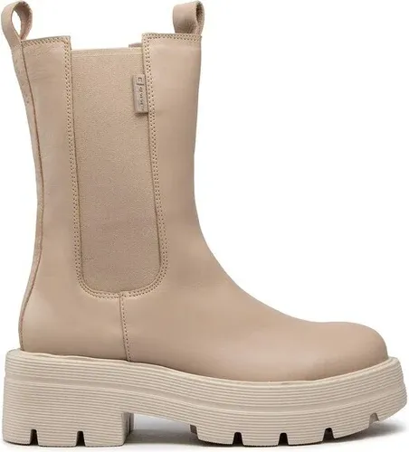 Členková obuv s elastickým prvkom Nessi - 21115 Beż 122