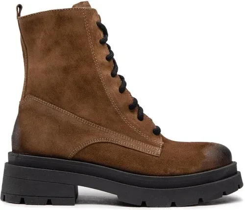 Členková obuv Nessi - 21117/1 Brąz W1