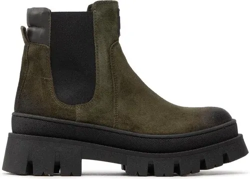 Členková obuv s elastickým prvkom Nessi - 22386 Zielony W4