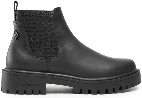 Členková obuv s elastickým prvkom U.S. Polo Assn. - Karma004 KARMA004W/BL1 Blk