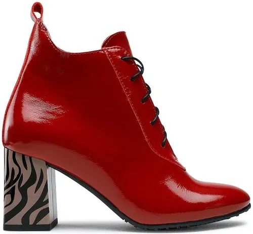 Členková obuv Oleksy - M81/351 Czerwony Naplak