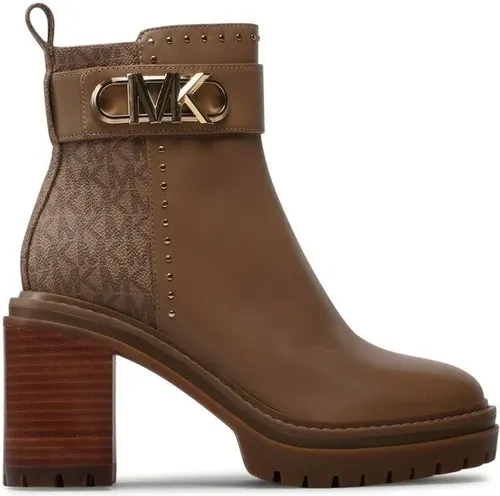 Členková obuv MICHAEL Michael Kors - Parker Lug Bootie 40F2PKME8L Husk Multi