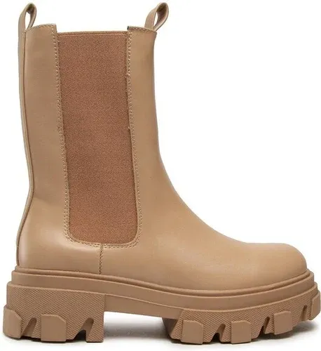 Členková obuv s elastickým prvkom DeeZee - ZAL12901-3 Beige