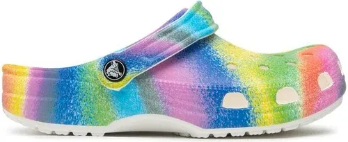 Šľapky Crocs - Classic Spray Dye Clog 208054 White/Multi