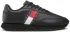 Sneakersy Tommy Jeans - Leather Runner Tjm Ess EM0EM00898 Triple Black 0GK
