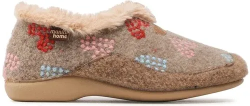 Papuče Manitu - 340014-08 Beige