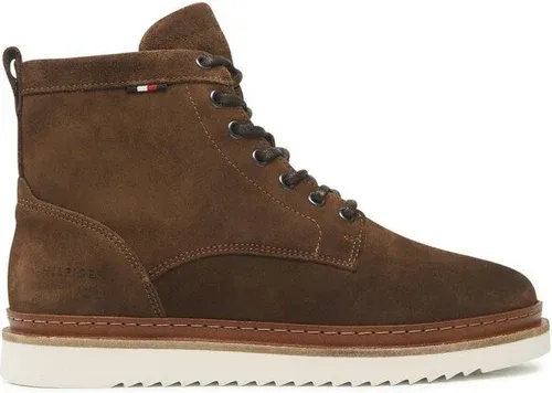 Čižmy Tommy Hilfiger - Cleated Suede Boot FM0FM04191 Rockefeller Brown GW0