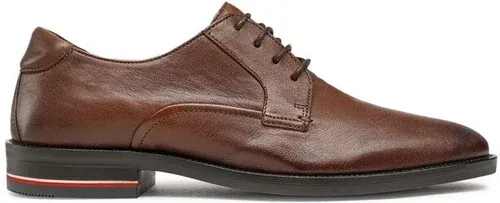 Poltopánky Tommy Hilfiger - Signature Hilfiger Lth ShoeFM0FM04216 Winter Cognac GVI