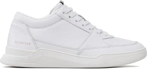 Sneakersy Tommy Hilfiger - Elevated Hi Cupsole Leather FM0FM04290 White YBR