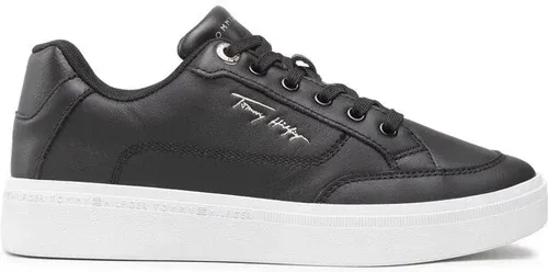 Sneakersy Tommy Hilfiger - Essential Th Court Sneaker FW0FW06601 Black BDS