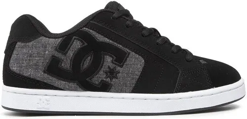 Sneakersy DC - Net 302361 Black/Black/Dk Grey (BKD)