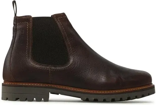 Členková obuv s elastickým prvkom Salamander - Harrold 31-49207-77 Cognac