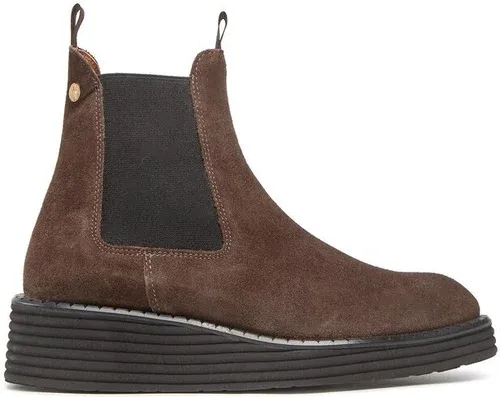 Členková obuv s elastickým prvkom Solo Femme - 38801-13-N27/000-13-00 Brąz