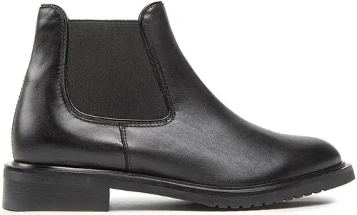 Členková obuv s elastickým prvkom Solo Femme - 44801-01-N68/000-52-00 Čierna