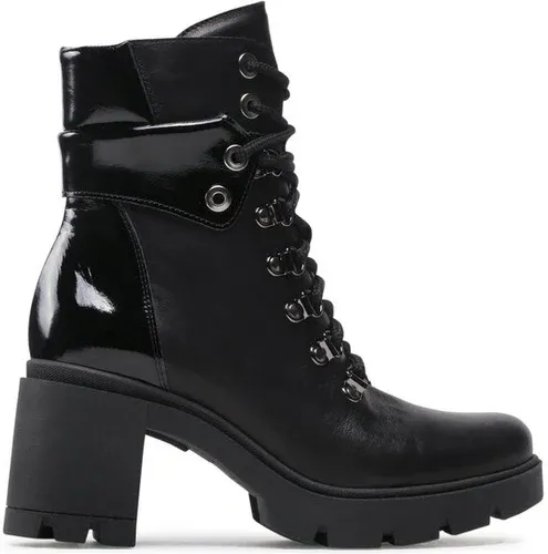 Členková obuv R.Polański - 1519 Czarny Lico/Czarny Naplak