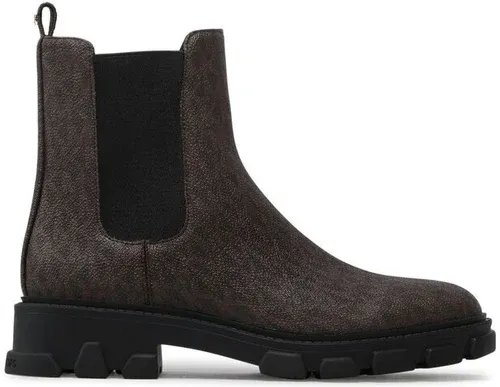 Členková obuv s elastickým prvkom MICHAEL Michael Kors - Ridley Gore Bootie 40F2RIFE6B Brwon