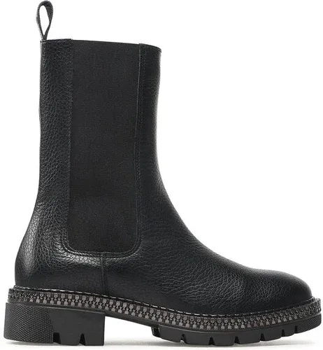 Členková obuv s elastickým prvkom Wojas - 55159-51 Čierna