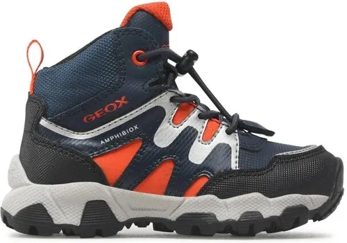 Šnurovacia obuv Geox - J Magnetar B.B Abx A J263ZA 0CEFU C0820 M Navy/Orange