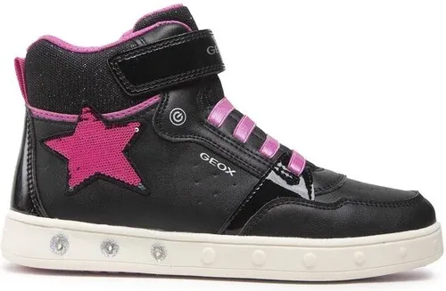 Sneakersy Geox - J Skylin G. A J268WA 05402 C0922 D Black/Fuchsia