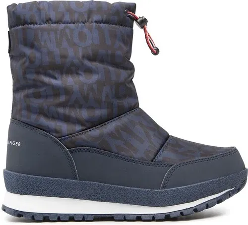 Snehule Tommy Hilfiger - Snow Boot T3B6-32547-1486 M Blue 800