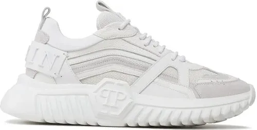 Sneakersy PHILIPP PLEIN - Runner Hexagon White 01