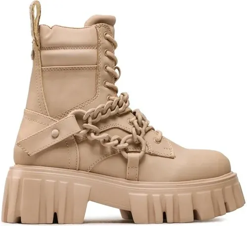 Členková obuv Buffalo - Lion Mid Chain BN1270081 Cream