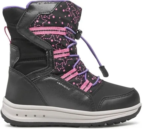 Snehule Geox - J Robby G. B Abx A J26FUA 054FU C0922 S Black/Fuchsia