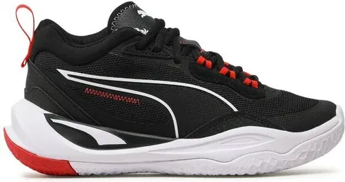 Topánky Puma - Playmaker Jr 387353 01 Jet Black/Blackc/White/Red