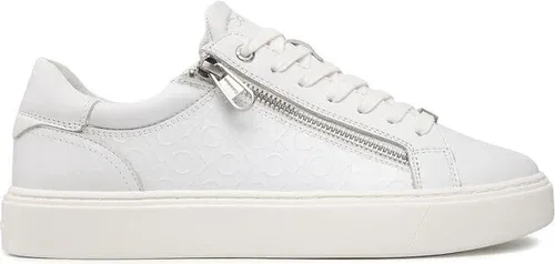 Sneakersy Calvin Klein - Low Top Lace Up HM0HM00813 White Mono 0LB