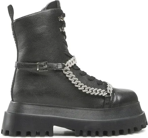 Členková obuv TWINSET - Anfibio 222ACP090 Nero 00006