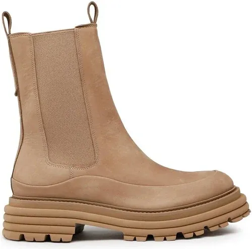 Členková obuv s elastickým prvkom Kennel &amp; Schmenger - Master 81-36110.665 Camel Scam