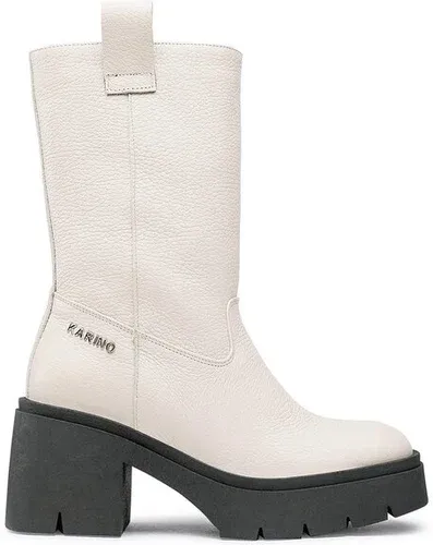 Členková obuv Karino - 4512/001-F Beż/Lico