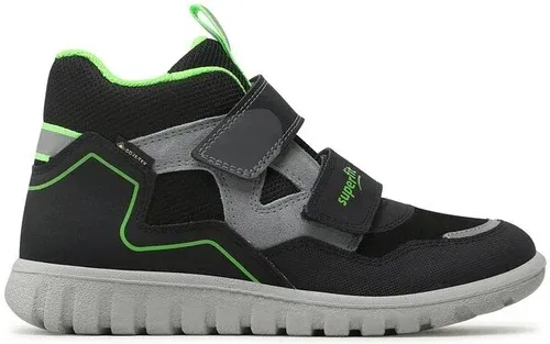Šnurovacia obuv Superfit - GORE-TEX 1-006201-0000 D Schwarz/Grun
