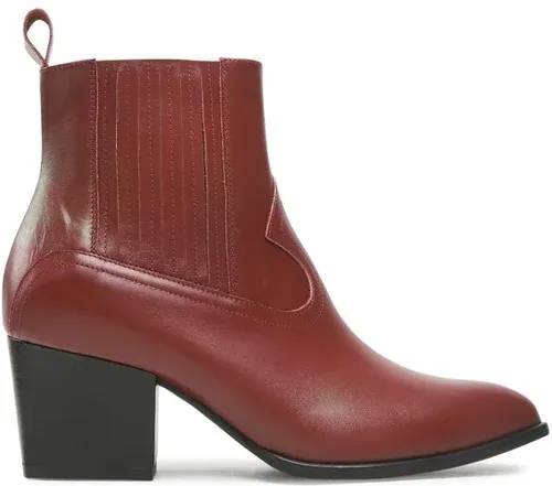 Členková obuv R.Polański - 1354 Bordowy Lima Lico