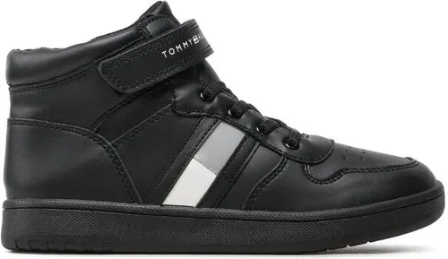 Sneakersy Tommy hilfiger - High Top Lace-Up T3B9-32476-1351999 D Black 999