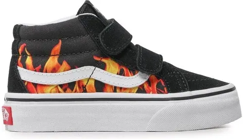 Sneakersy Vans - Sk8-Mid Reissu VN00018TBLK1 Digi Flamme Black