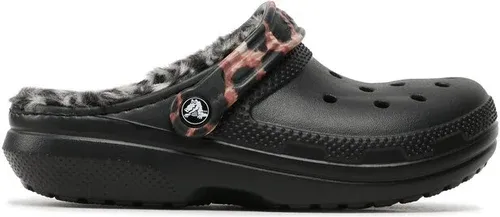 Šľapky Crocs - Classic Lined Animal Remix Clog 207842 Black/Multi Animal