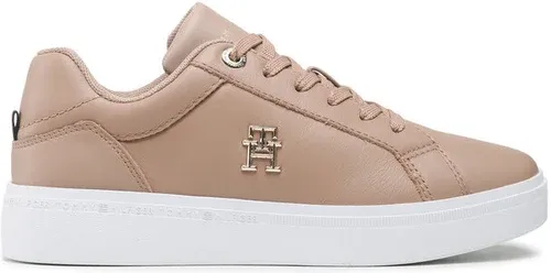 Sneakersy Tommy Hilfiger - Court Sneaker FW0FW06854 Oat Milk GUP