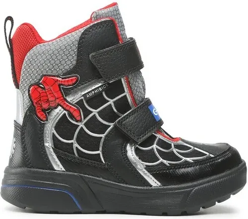Čižmy Geox - J Sveggen B. B Abx A J267UA 0BU11 C0048 S Black/Red