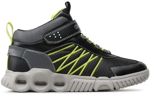 Sneakersy Geox - J Wroom B.A J26GAA 0FUCE C0802 DD Black/Lime