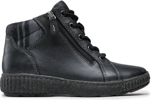 Členková obuv Clarks - Caroline Park 261677024 Black Leather