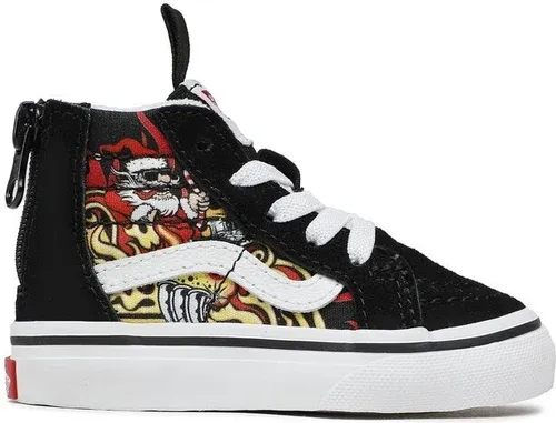 Sneakersy Vans - Sk8-Hi Zip VN0A4BV1BLK1 Santa Flame Black