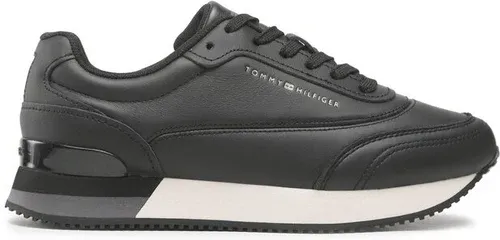 Sneakersy Tommy Hilfiger - Lux Leather Sneaker FW0FW06836 Black BDS