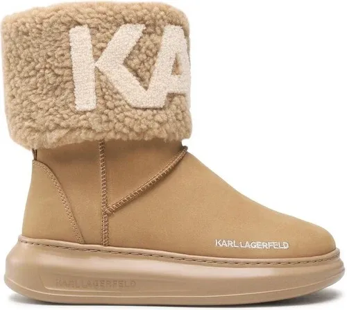 Členková obuv KARL LAGERFELD - KL44553 Toffee