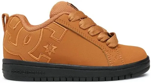 Sneakersy DC - Court Graffik ADBS100207 Black/Wheat(KWH)